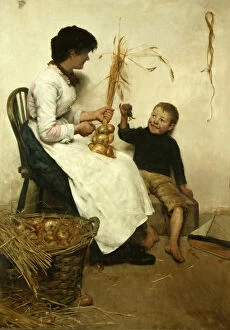 Images Dated 18th July 2006: His First Catch, c. 1888