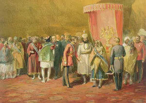 The First Investiture of the Star of India, 1863 (chromolitho) The First Investiture of the Star of India, 1863 (chromolitho)