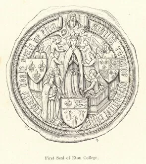 First Seal of Eton College (engraving)