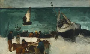 Fishing Boats and Fishermen; Marine a Berck: Bateaux de Peche et Pecheurs Fishing Boats and Fishermen; Marine a Berck: Bateaux de Peche et Pecheurs