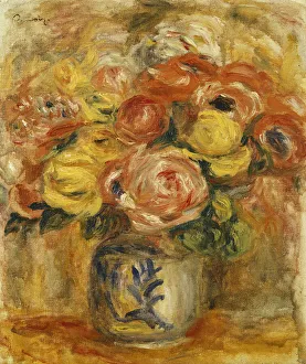 Flowers in a Blue and White Vase; Fleurs dans un Vase Bleu et Blanc, 1915 (oil on canvas) Flowers in a Blue and White Vase; Fleurs dans un Vase Bleu et Blanc, 1915 (oil on canvas)