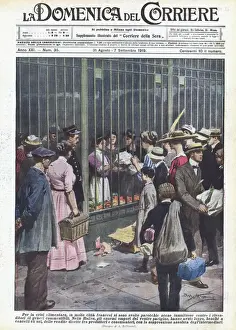 Due to the food crisis, several tumultuous scenes have taken place in many French cities against... (colour litho) Due to the food crisis, several tumultuous scenes have taken place in many French cities against... (colour litho)