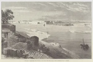 The Fort of Allahabad, and Junction of the Jumna with the Ganges (engraving) The Fort of Allahabad, and Junction of the Jumna with the Ganges (engraving)