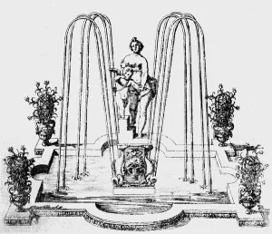 Fountain design from The Gardens of Wilton, c.1645 (engraving) Fountain design from The Gardens of Wilton, c.1645 (engraving)