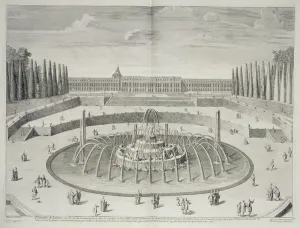 Fountain of Latone at Versailles, 1714, from Les Plans Fountain of Latone at Versailles, 1714, from Les Plans