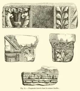 Fragments trouves dans les memes fouilles (engraving) Fragments trouves dans les memes fouilles (engraving)