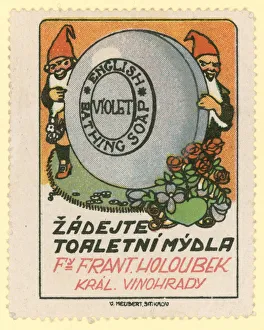 Frantisek Holoubek Violet English bathing soap (colour litho) Frantisek Holoubek Violet English bathing soap (colour litho)