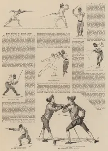 French Duellists and Italian Fencers (engraving) French Duellists and Italian Fencers (engraving)