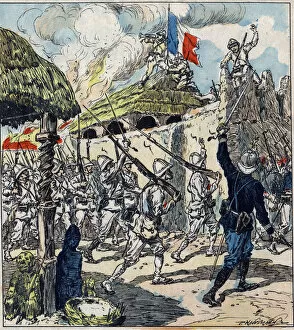 Abomey Collection: French expedition to Dahomey (now Benin). French troops entered Abomey on November 17