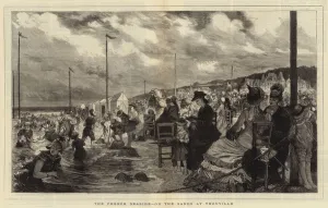 The French Seaside, on the Sands at Trouville (engraving) The French Seaside, on the Sands at Trouville (engraving)