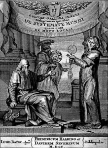 Frontispiece of Dialogus De Systemate Mundi by Galileo Frontispiece of Dialogus De Systemate Mundi by Galileo