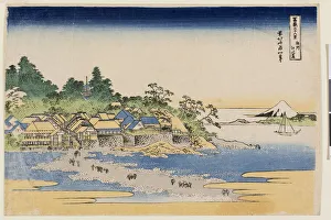 Fuji from Enoshima Island in Sagami Province, from the series Thirty-six Views of Mt. Fuji, early 1830s Fuji from Enoshima Island in Sagami Province, from the series Thirty-six Views of Mt. Fuji, early 1830s