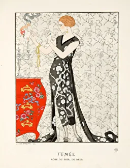 Fumee, from a Collection of Fashion Plates, 1921 (pochoir print) Fumee, from a Collection of Fashion Plates, 1921 (pochoir print)