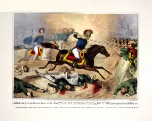 Gallant charge of the Kentuckians at the battle of Buena Vista, Feby Gallant charge of the Kentuckians at the battle of Buena Vista, Feby