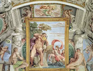 The Galleria Carracci (Carracci Hall) detail of Polyphemus and Galatea The Galleria Carracci (Carracci Hall) detail of Polyphemus and Galatea