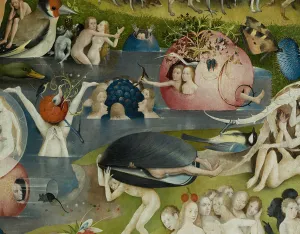 The Garden of Earthly Delights, 1490-1500 (oil on panel) The Garden of Earthly Delights, 1490-1500 (oil on panel)