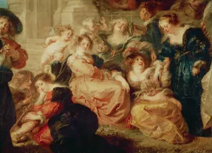The Garden of Love (detail of the group with Rubenss wife, HelAene Fourment), c The Garden of Love (detail of the group with Rubenss wife, HelAene Fourment), c