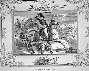 General Andrew Jackson (1767-1845) at the battle of Talushatchee on 3rd Novemeber 1813, 1847 (litho) General Andrew Jackson (1767-1845) at the battle of Talushatchee on 3rd Novemeber 1813, 1847 (litho)