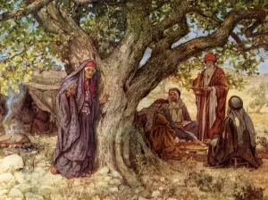 Genesis: Sarai overhearing the angels - Bible Genesis: Sarai overhearing the angels - Bible