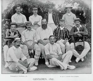 The Gentlemen team from the Gentlemen v Players match at Lord's in 1895 The Gentlemen team from the Gentlemen v Players match at Lord's in 1895