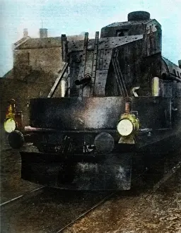 First World War Prints: Giant war train