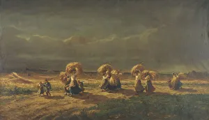 Gleaners at Chambaudoin, 1857 (oil on canvas) Gleaners at Chambaudoin, 1857 (oil on canvas)