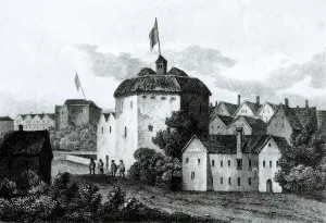 The Globe Theatre on the Bankside as it appeared in the reign of James I (1566-1625) 1672 The Globe Theatre on the Bankside as it appeared in the reign of James I (1566-1625) 1672