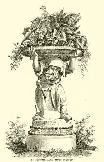 The Gnome Vase, Mott Iron Company (engraving) The Gnome Vase, Mott Iron Company (engraving)