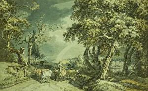Going to Market, (pen and brown ink and watercolour heightened with white) Going to Market, (pen and brown ink and watercolour heightened with white)