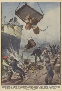 Gold at sea (colour litho) Gold at sea (colour litho)