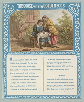 The Goose With The Golden Eggs (colour litho) The Goose With The Golden Eggs (colour litho)
