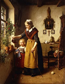 Grandmothers Green Thumb, 1880 (oil on canvas) Grandmothers Green Thumb, 1880 (oil on canvas)