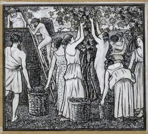 Grape harvest, compositional study for an illustration to Daphnis and Chloe, c Grape harvest, compositional study for an illustration to Daphnis and Chloe, c