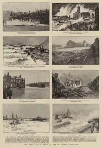 The Great Gale, some of its Disastrous Effects (litho) The Great Gale, some of its Disastrous Effects (litho)