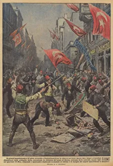 The great manifestations of joy that took place in Constantinople for the victory over the Greeks gave rise to unrest The great manifestations of joy that took place in Constantinople for the victory over the Greeks gave rise to unrest