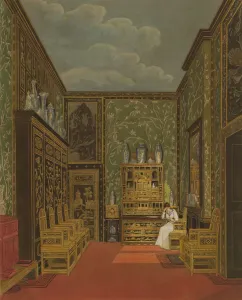 The Green Closet at Frogmore from Pyne's The History of Royal Residences' The Green Closet at Frogmore from Pyne's The History of Royal Residences'