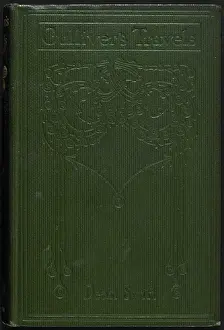 Classic Literature Books Prints: Green coloured cover with title and pattern