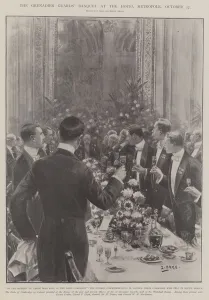 The Grenadier Guards Banquet at the Hotel Metropole, 27 October (litho) The Grenadier Guards Banquet at the Hotel Metropole, 27 October (litho)
