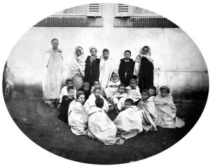 Group of Algerian Schoolboys, c. 1910 (b/w photo) Group of Algerian Schoolboys, c. 1910 (b/w photo)