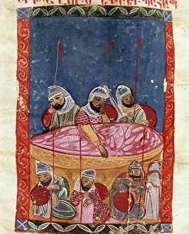 Guards at the tomb of christ (Miniature, 1236) Guards at the tomb of christ (Miniature, 1236)