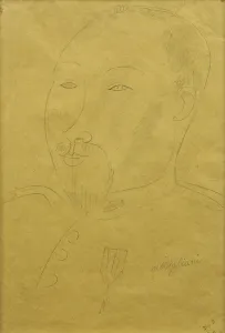 Guillaume Apollinaire as a Soldier; Guillaume Apollinaire en Soldat, (pencil on paper) Guillaume Apollinaire as a Soldier; Guillaume Apollinaire en Soldat, (pencil on paper)
