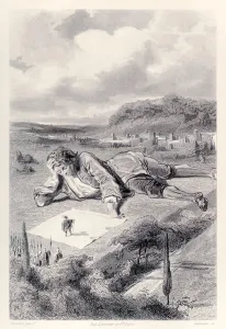Gulliver has an audience withe Emperor of Lilliput, from French Edition of ' Gulliver has an audience withe Emperor of Lilliput, from French Edition of '