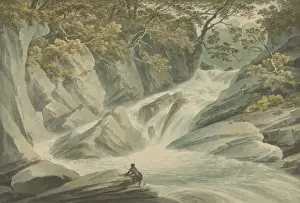 Hafod: Upper Part of the Cascade, 1793 (w/c and graphite on paper) Hafod: Upper Part of the Cascade, 1793 (w/c and graphite on paper)