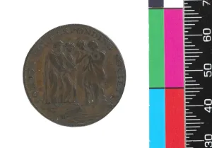 Halfpenny, obverse, 1795 (copper) Halfpenny, obverse, 1795 (copper)