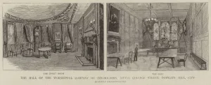 The Hall of the Worshipful Company of Inn-Holders, Little College Street, Dowgate Hill, City (engraving) The Hall of the Worshipful Company of Inn-Holders, Little College Street, Dowgate Hill, City (engraving)