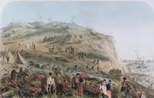 The Heights of Alma - The Day After the Battle (colour litho) The Heights of Alma - The Day After the Battle (colour litho)