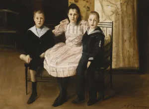 Henry Bernstein and his Brother and Sister, 1892 (oil on canvas) Henry Bernstein and his Brother and Sister, 1892 (oil on canvas)
