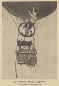 Heroism of a child: an eight year-old aeronaut (litho) Heroism of a child: an eight year-old aeronaut (litho)