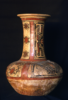 High necked jar, Early Cocle phase, 700-800 AD (ceramic) High necked jar, Early Cocle phase, 700-800 AD (ceramic)