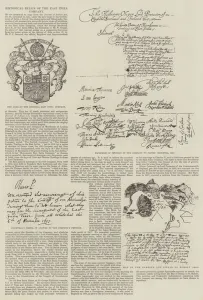 Historical Relics of the East India Company (engraving) Historical Relics of the East India Company (engraving)